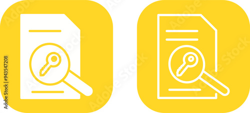 Keywording Vector Icon