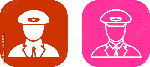 Flight Captain Vector Icon