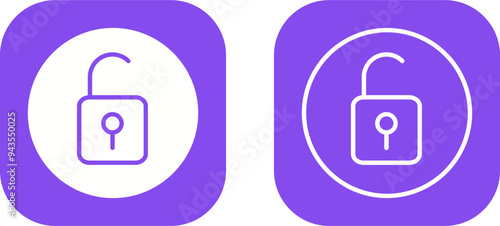 Open Lock Vector Icon
