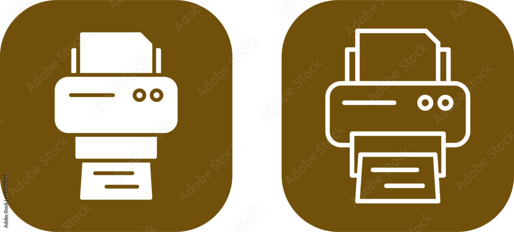 Printer Vector Icon Printer Vector Icon