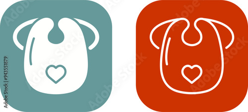 Baby Bib Vector Icon