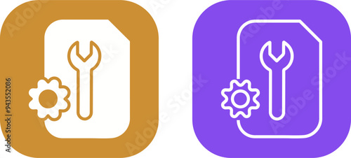 Configuration Vector Icon