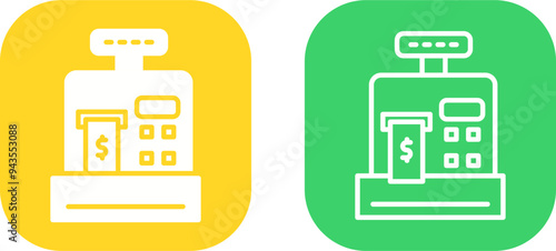 Cash Machine Vector Icon