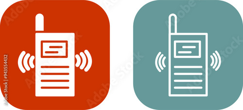 Walkie Talkie Vector Icon