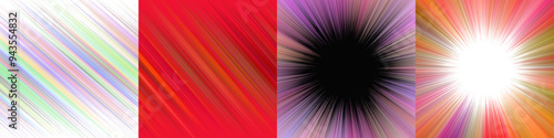 Abstract backgrounds with gradient stripes