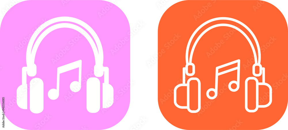 Headphone Vector Icon Headphone Vector Icon