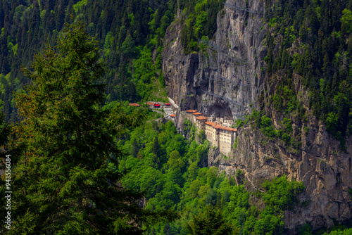 Sumela Monastery (Turkish: Sümela Manastırı) is a Greek Orthodox monastery, in the Maçka district of Trabzon Province in modern Turkey.