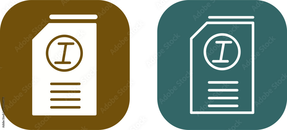 Italic Vector Icon Italic Vector Icon