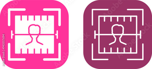 Face Scan Vector Icon