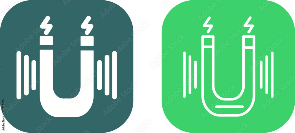 Magnet Vector Icon Magnet Vector Icon