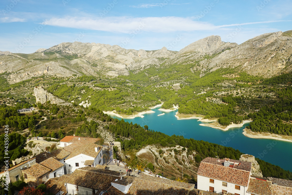 The Reservoir of Guadalest, Caosta Blanca, Spain The Reservoir of Guadalest, Caosta Blanca, Spain