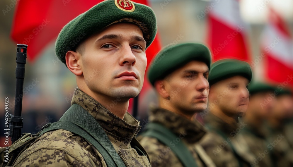 Polish soldiers showcase unity and pride during army parade on independence day, november 11 Polish soldiers showcase unity and pride during army parade on independence day, november 11