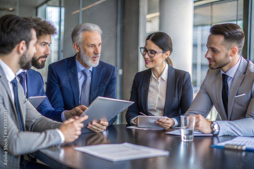Law Firm Meeting on Contract Negotiations
A legal team brainstorming strategies during a business contract review.
Law Firm Meeting on Contract Negotiations
A legal team brainstorming strategies during a business contract review.