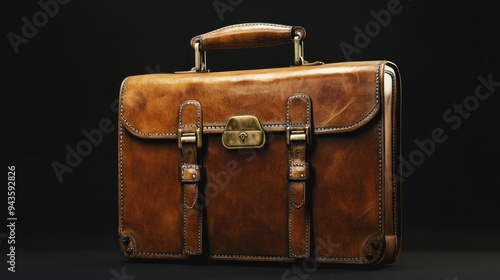 Wallpaper Mural Vintage Leather Briefcase Torontodigital.ca