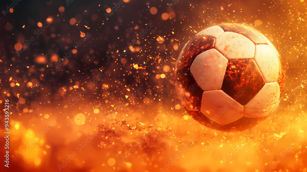 Fototapeta premium Abstract football illustration