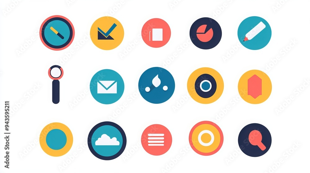 Examine the available icons for use in your project. The illustration provided displays a flat vector icon isolated on a white background. Examine the available icons for use in your project. The illustration provided displays a flat vector icon isolated on a white background.