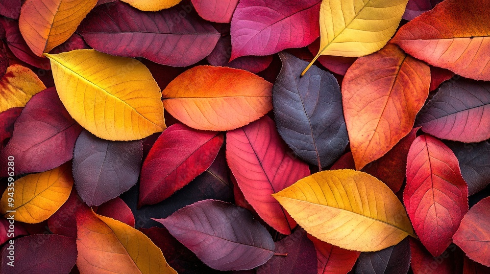 Red and Orange Autumn Leaves Background Red and Orange Autumn Leaves Background