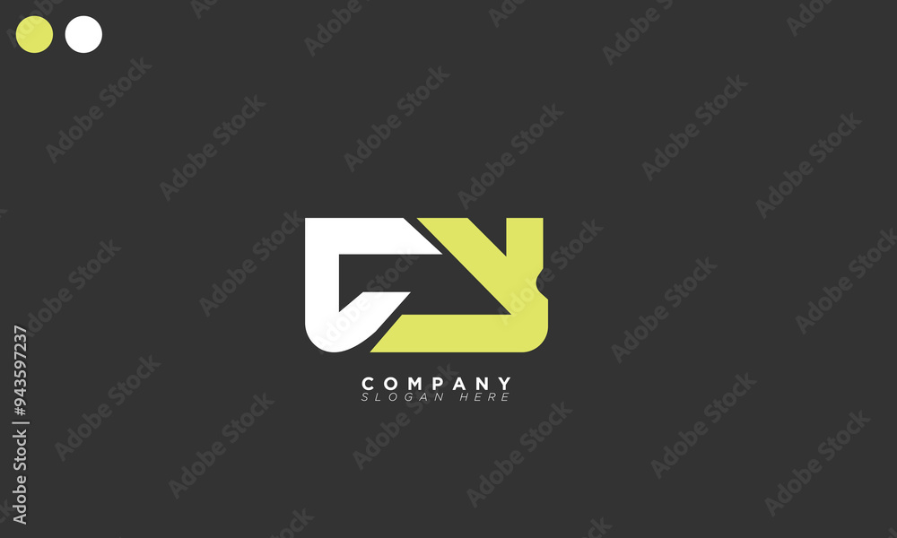 CY Alphabet letters Initials Monogram logo YC, C and Y CY Alphabet letters Initials Monogram logo YC, C and Y