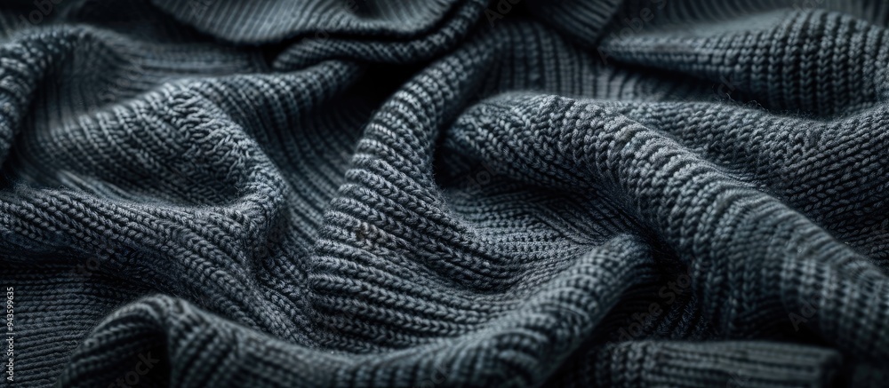 Close up shot of abstract knitted jersey fabric as a background with ample copy space image Close up shot of abstract knitted jersey fabric as a background with ample copy space image