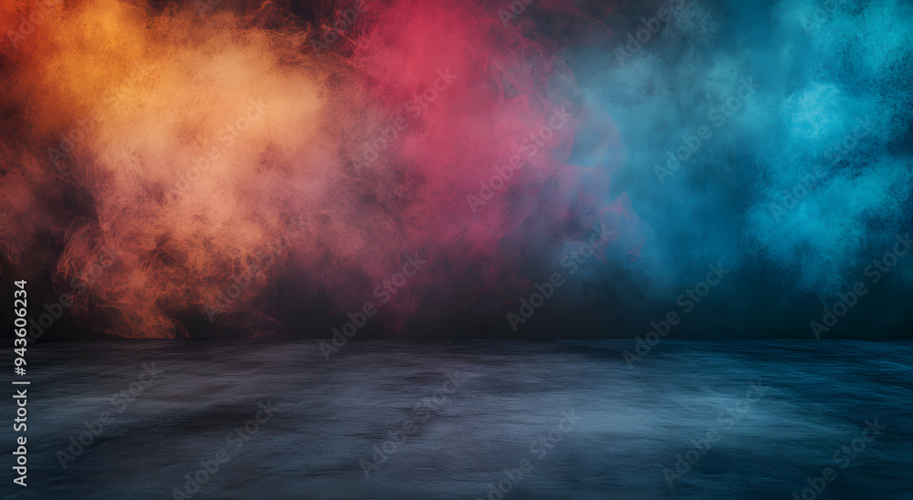 Wall Painted in Dark Grey with a Subtle Gradient of Blue, Creating a Modern and Elegant Background with a Soft Transition, Ideal for Use in Interior Design, Contemporary Art, and Digital Backgrounds, Wall Painted in Dark Grey with a Subtle Gradient of Blue, Creating a Modern and Elegant Background with a Soft Transition, Ideal for Use in Interior Design, Contemporary Art, and Digital Backgrounds,