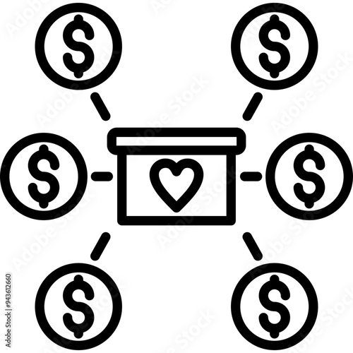 Crowdfunding Icon