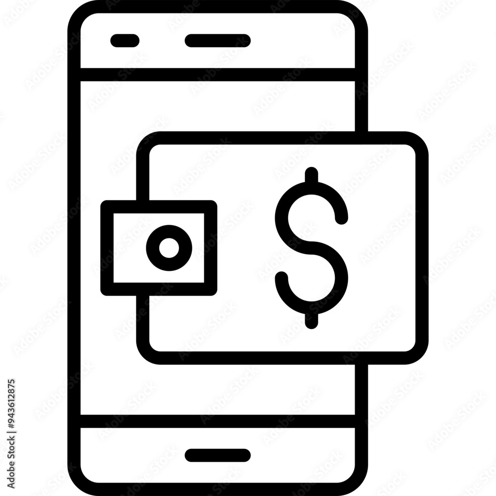 Digital wallet Icon Digital wallet Icon