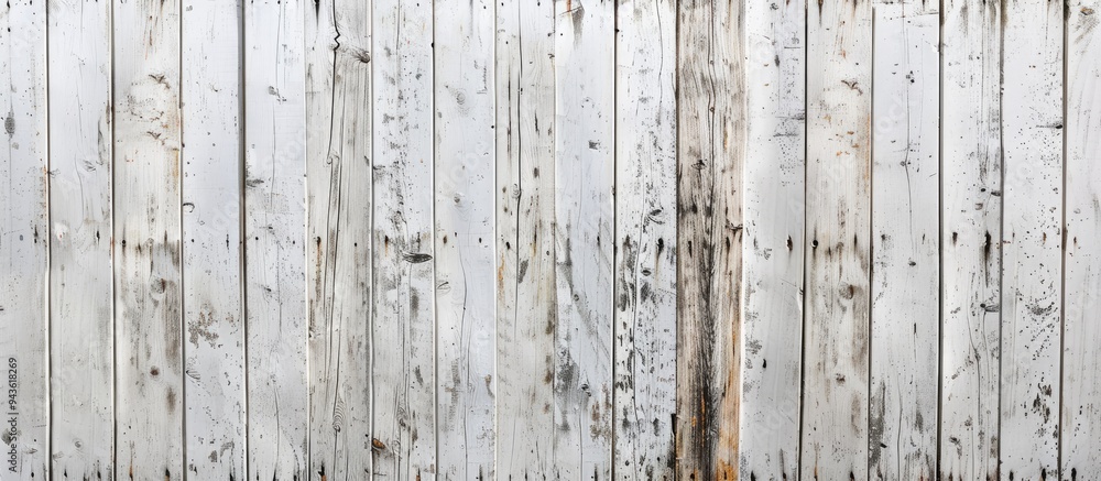 Wooden shed wall with copy space image formed by white planks Wooden shed wall with copy space image formed by white planks