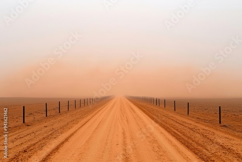 Wallpaper Mural Heavy winds with dust storms reducing visibility, typical of arid regions, weather conditions, windy and dusty Torontodigital.ca