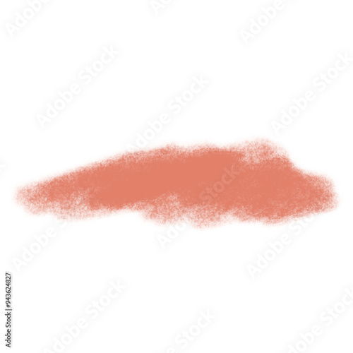 Pink Cloud with a Golden Outline Against a Black Background