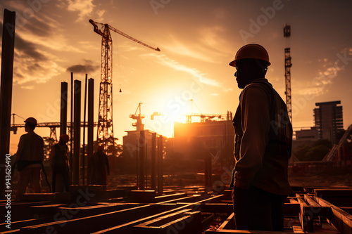 construction worker on contruction site