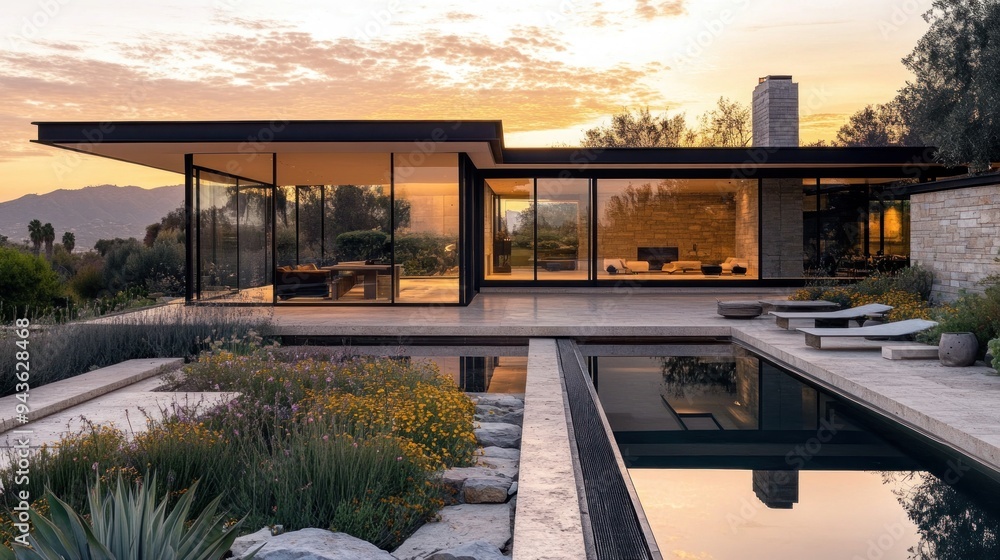 Modern Architecture and Tranquil Poolside Modern Architecture and Tranquil Poolside