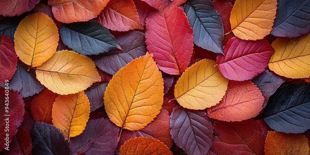 Red and Orange Autumn Leaves Background Red and Orange Autumn Leaves Background
