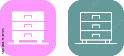 Drawers Vector Icon