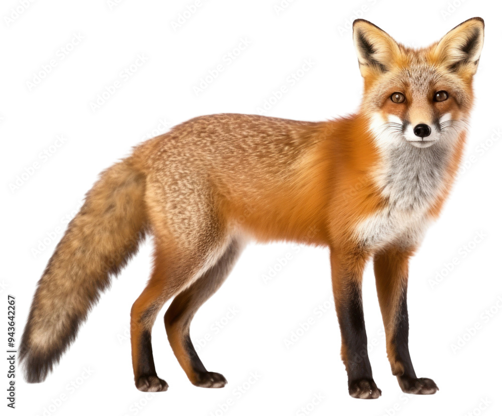 Fototapeta premium PNG Fox wildlife animal mammal.