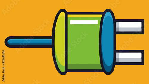 AC power plug icon. stock illustration