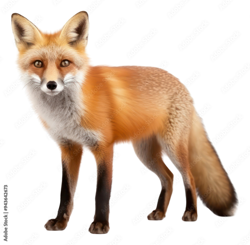 PNG Fox wildlife animal mammal.
