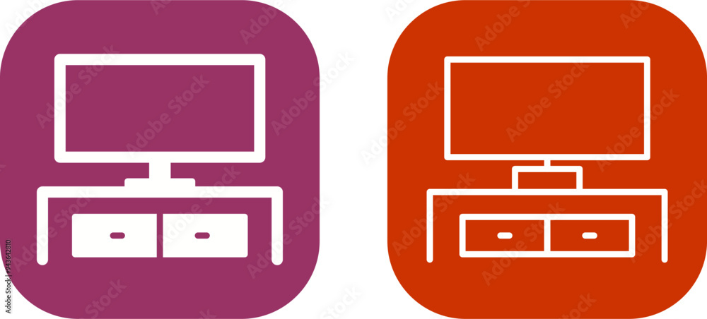 Stand Vector Icon Stand Vector Icon