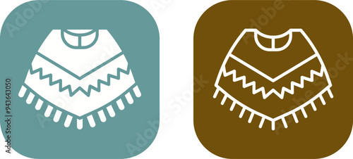 Poncho Vector Icon