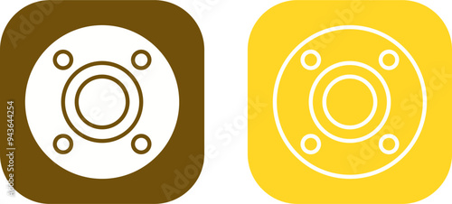 Flange Vector Icon