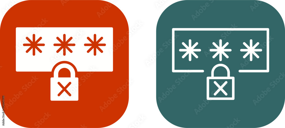 Insecure Vector Icon Insecure Vector Icon