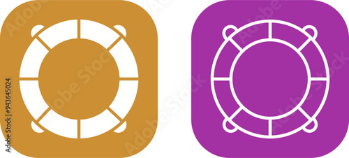 Life Saving Tube Vector Icon