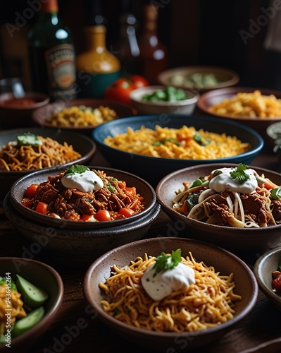 Mexican food on the table