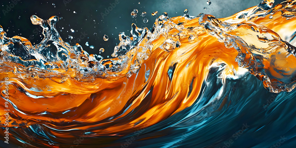 abstract water movement background, ai generated. abstract water movement background, ai generated.
