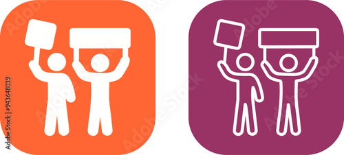 Protester Vector Icon