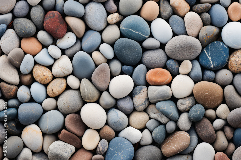 Processed collage of sea shore pebbles texture. Background for banner, backdrop or texture Processed collage of sea shore pebbles texture. Background for banner, backdrop or texture