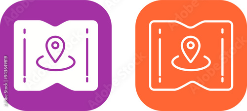 Map and Location Vector Icon