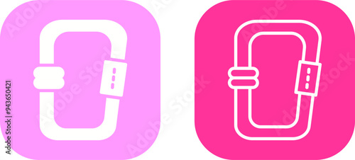 Carabiner Vector Icon