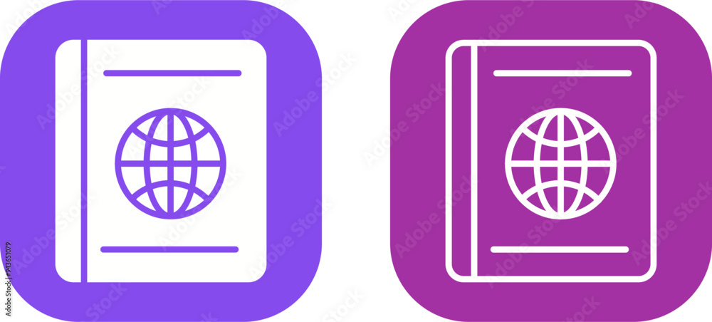 Passport Vector Icon Passport Vector Icon