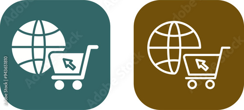 E commerce Online Store Vector Icon