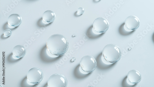 Close-Up of Water Droplets on Surface